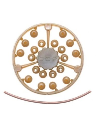 ESP leadcore stop beads brown 20unds