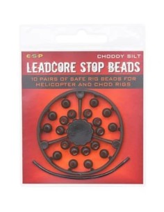 ESP leadcore stop beads negro 20unds