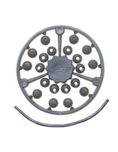 ESP leadcore stop beads negro 20unds 2