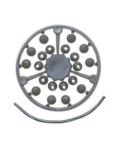 ESP leadcore stop beads negro 20unds