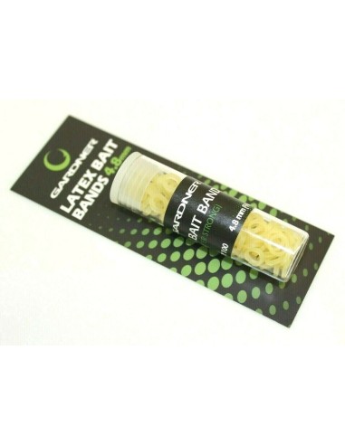 Gadner banda de latex para cebos 4.8mm 100uds