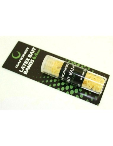 Gadner banda de latex para cebos 6.4mm 100uds