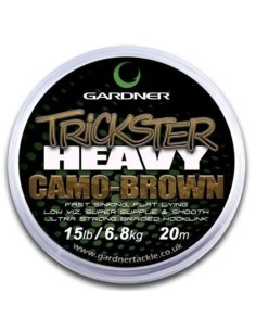 Gardner trickster heavy camo marron 30lb 20m