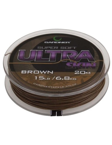 Gardner ultra skin soft marron 25lb 20m