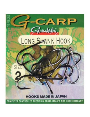 G-carp long shank nº4 10uds