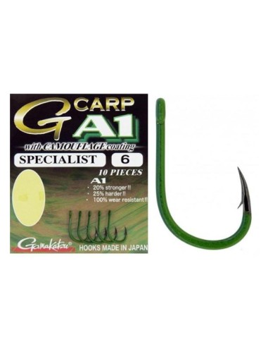 G-carp A1 camo specialist  verde nº6 10unds