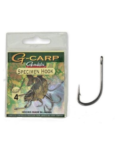 G-carp specimen hook nº4 10uds