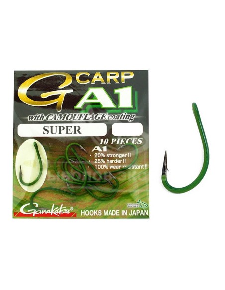 Gamakatsu g-carp AI camo super green nº8 10unds