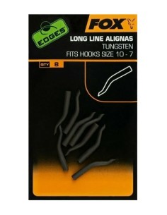 Fox aligner tungsten long hook nº7-10 8unds