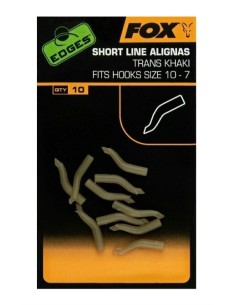 Fox aligner short khaki hook nº7-10 10unds