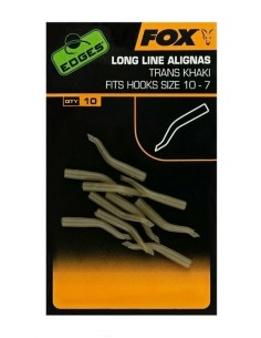 Fox aligner long khaki hook nº7-10 10unds