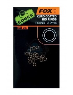 Fox anillas edges kuro rings small 2.5 mm  25 uds.