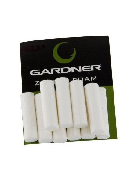 Gardner zig rig foam blanco 12unds