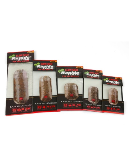 Fox bolsas pva slow melt 60x130mm 25unds