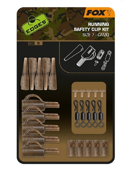 Fox camo kit running safety clip kit 5 sets