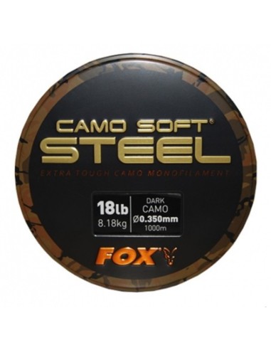 Fox camo soft steel 18lb 0.35mm 1000m