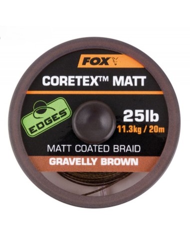 Fox matt coretex gravelly brown 25lb 20m