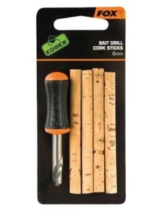 Fox kit bait drill cork stiks 6mm 4unds