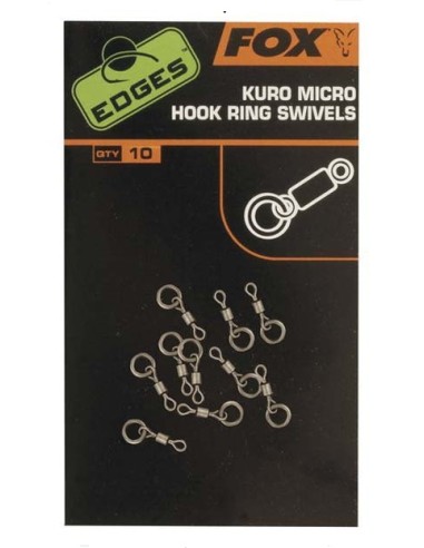 Fox kuro micro hook ring swivels