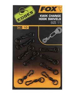 Fox kwick change hook swivell nº11 10unds