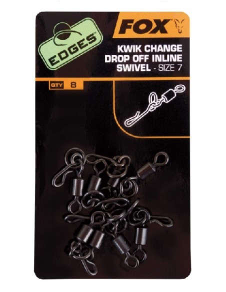Fox kwik change drop of inline swivel nº7 8unds