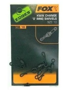 Fox kwik change Q ring swivel nº7 10unds