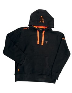 Fox black orange hoodie talla S