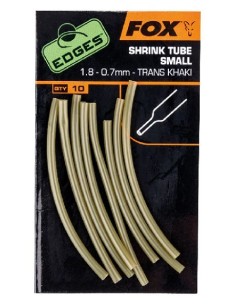 Fox shrink tube khaki small 1.8-0.7mm 10unds