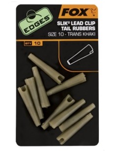 Fox safety lead clip tail rubber nº10 10unds
