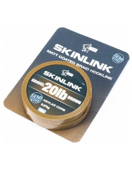 Nash skinlink semi-stiff gravel brown 35lb 10m
