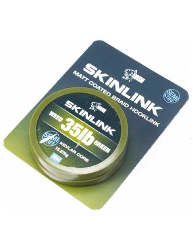 Nash skinlink semi-stiff weed green 35lb 10m