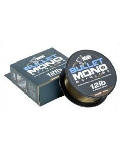 Nash bullet mono gravel brown 0.40mm 20lb 1000m 2