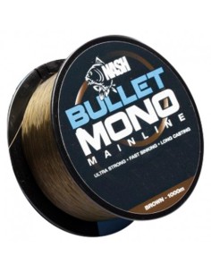 Nash bullet mono gravel brown 0.40mm 20lb 1000m