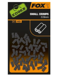 Fox edges crimp grapas small 0.6mm 60unds