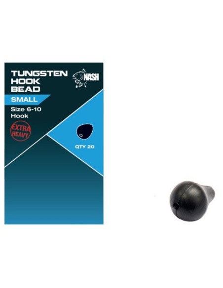 Nash tungsten hook bead small 20unds
