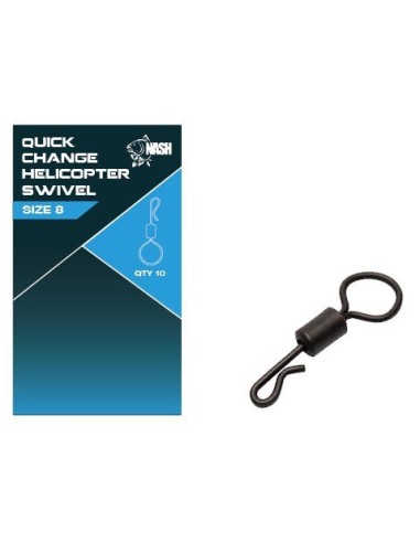 Nash quick change helicopter swivel nº8 10unds