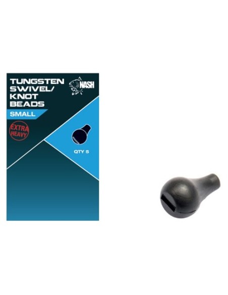 Nash tungsten swivel knot bead small 5unds