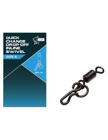 Nash quick change drop off inline swivel nº8 10unds