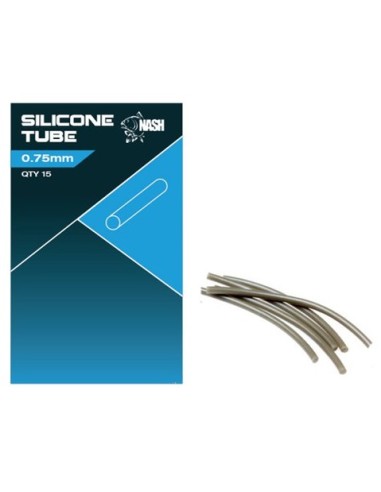 Nash silicone tube 0.75mm 15unds