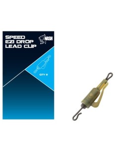 Nash speed ezi drop lead clip weed 8unds