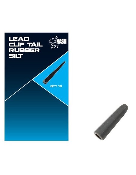 Nash lead clip tail rubber silt 10unds