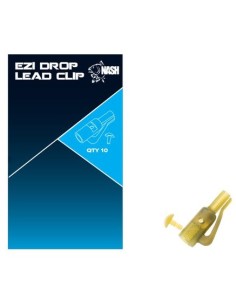 Nash ezi drop lead clip weed 10unds