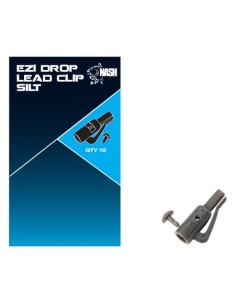 Nash ezi drop lead clip silt 10unds
