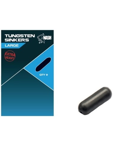 Nash tungsten sinkers large 9unds