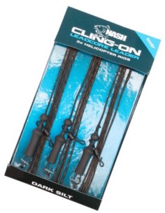 Nash leadcore montado helicopter dark silt 3unds