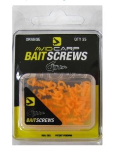 Avidcarp bait screws naranjas 25unds
