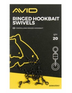 Avidcarp ringed hookbaits swivel nº20 20unds