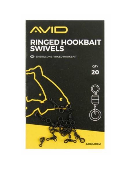 Avidcarp ringed hookbaits swivel nº20 20unds