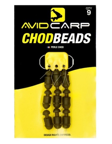 Avidcarp chod beads helicoptero 9 unds