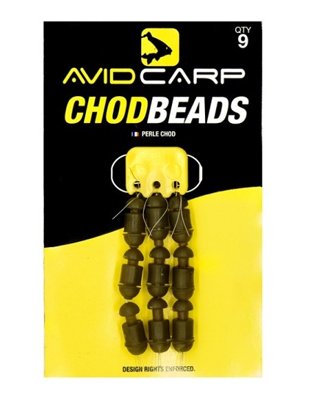 Avidcarp chod beads helicoptero 9 unds